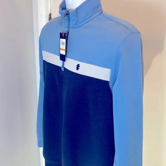 NWT IZOD Advantage Performance 1/4 Zip Fleece Sweater MED - Picture 8 of 9